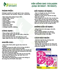 Viên Uống DHC Collagen