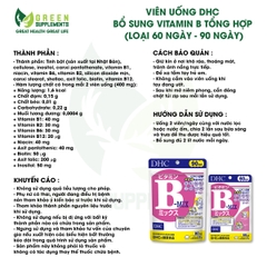 Viên Uống DHC Bổ Sung Vitamin B Tổng Hợp
