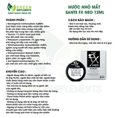 Nước Nhỏ Mắt Sante FX Neo 12ml