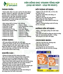 Viên Uống DHC Multi Vitamins Bổ Sung Vitamin Tổng Hợp