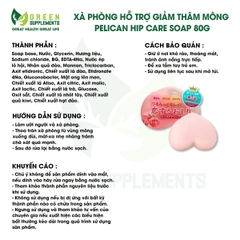 Xà Phòng Hỗ Trợ Giảm Thâm Mông Pelican Hip Care Soap 80g