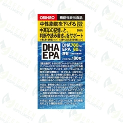 Viên Uống Orihiro Bổ Sung DHA EPA 180 Viên