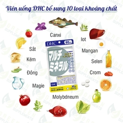 Viên Uống DHC Multi Minerals Bổ Sung Khoáng Tổng Hợp
