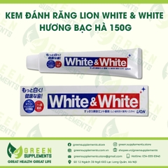 Kem Đánh Răng Lion White & White Hương Bạc Hà 150g