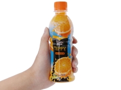6 chai nước cam có tép Teppy 327ml