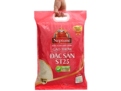 Gạo thơm đặc sản Neptune ST25 túi 5kg