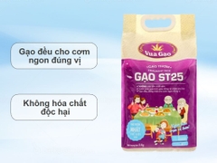 Gạo thơm Vua Gạo ST25 túi 5kg