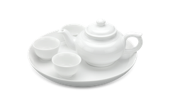 Bộ trà 0.35 L - Jasmine - Trắng