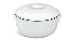 Thố 15 cm + nắp - Jasmine - Chỉ Xanh Lá