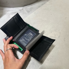 Ví Tommy Hilfiger Men's Cambridge Trifold Wallet RFID Protect Black 31TL110045