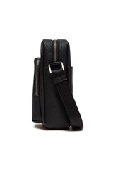 Túi GUESS Faux-Leather Saffiano Crossbody Black HMMISAP4263