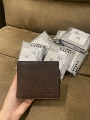Ví Coach CR911 Compact ID Wallet Sport Calf Mahogany 74991