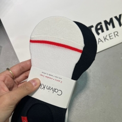 Vớ Calvin Klein Sneaker Socks 2 Pairs Black White