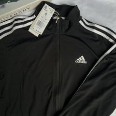 Áo adidas Essentials Warm-up 3-Stripes Track Jacket Black H46099