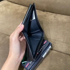 Ví Tommy Hilfiger Leather Credit Card Wallet Ranger Bifold Black 31TL22X062