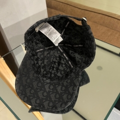 Nón Calvin Klein Logo Jacquard Baseball Cap Black 4G5066G 001