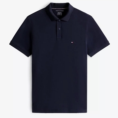 Áo Polo Tommy Hilfiger Regular Fit Performance Pique Xanh Đen MW37309 400