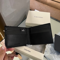 Ví Calvin Klein Hardware Bifold Wallet Black 4G1056G 001