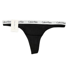 Underwear Calvin Klein Women's Carousel Cotton Thong Fit Black D1617 001