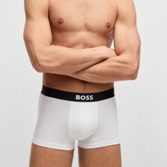 Underwear BOSS By Hugo Boss Men's 3-Pack Icon Trunks Stretch Cotton White 50544263 100