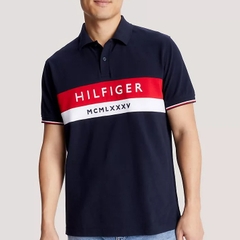 Áo Polo Tommy Hilfiger Regular Fit Chest Embroidered Navy 78J9452 410
