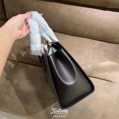 Túi Michael Kors Marilyn Medium Signature Logo Stripe Satchel Brown 35F5G6AS6V