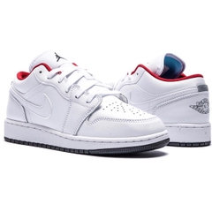 Jordan 1 LOW White Gym Red 553560 164