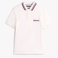 Áo Polo Tommy Hilfiger Regular Fit Tipped Pique Ivory Petal MW39837 720