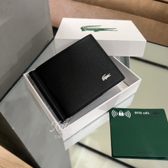 Ví Lacoste Folding Wallet With Money Clip Black NH4404FG 000