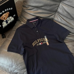 Áo Polo Tommy Hilfiger Regular Fit Aaron Logo Navy 78JB241 410