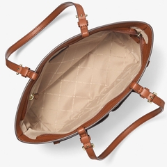 Túi Michael Kors Jet Set Medium Logo Pocket Tote Bag Brown 35F3GTVT3B