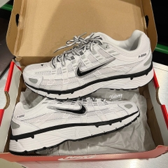 Nike P-6000 White Black Metallic Silver CD6404 107