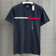 Áo Tommy Hilfiger Embroidered Flag Logo T-Shirt Navy 78JA522 410