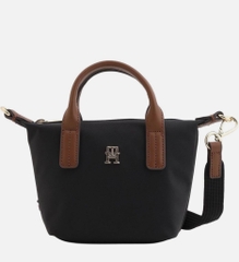 Túi Tommy Hilfiger Monogram Micro Tote Bag Black AW18368 001