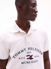 Áo Polo Tommy Hilfiger Regular Fit Flag Logo Beige XM04202 201