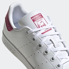 Stan Smith Trắng gót Pink FX7522