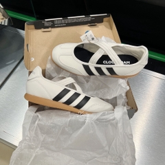 Barreda Mary Jane White Black JP6736