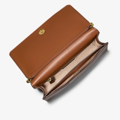 Túi Michael Kors Jet Set Medium Signature Logo Crossbody Brown 35F5GTVC8B