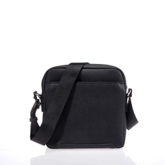 Túi GUESS Eco Saffiano Top-Zip Flat Crossbody Black HMTOSAP4258