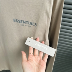 Áo Fear of God Essentials Kids Long Sleeve Tan 125SU212043K