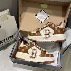 MLB Chunky Liner Mid Classic Monogram Boston Brown 3ASXCLP3N 43BRD