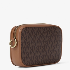 Túi Michael Kors Jet Set Small Signature Logo Camera Crossbody Bag Brown 35R6GTVC5B