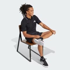 Áo Polo adidas Piqué 3S Essentials Black JE9023
