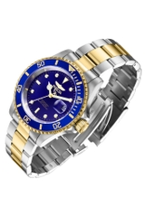 Đồng Hồ Invicta Men's 40mm Pro Diver Blue Dial Two Tone Watch Blue (26972)