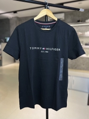 Áo Tommy Hilfiger Logo Black MW11465 001