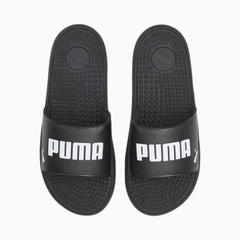 Dép Puma Softride Slide Massage Black White 383062 01