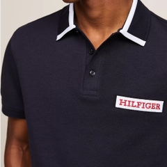 Áo Polo Tommy Hilfiger Regular Fit Monotype Logo Patch Navy MW34786 400