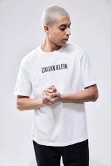 Áo Calvin Klein White Logo Black NM2567 110
