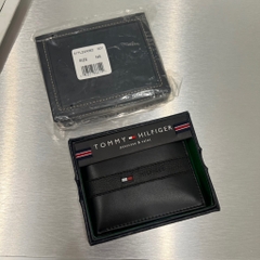 Ví Tommy Hilfiger Leather Credit Card Wallet Ranger Bifold Black 31TL22X062