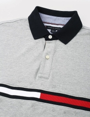 Áo Polo Tommy Hilfiger Regular Fit Embroidered Stripe Logo Grey 78JB117 030